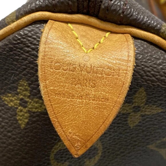 Authentic LOUIS VUITTON Speedy 35 Monogram Hand Bag bran848-110825 - Picture 8 of 12